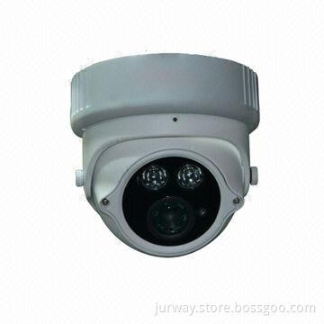 Dome Camera with 600TVL, 2-piece IR-III LED for 10-80m, Supports Line-in OSD Menu